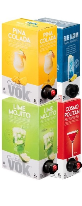 Vok Mojito & Pina Colada Cocktails